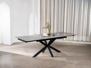 Summit Extension Dining Table Bulgarian Grey Ceramic