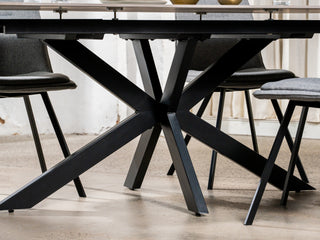 Summit Extension Dining Table Bulgarian Grey Ceramic