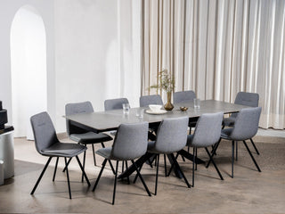 Summit Extension Dining Table Bulgarian Grey Ceramic