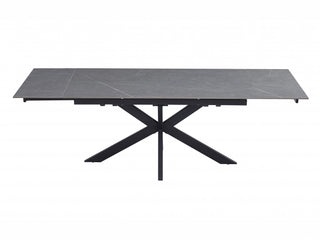 Summit Extension Dining Table Bulgarian Grey Ceramic