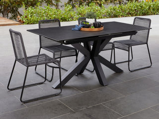 Bluebell Extension Dining Table Blizzard Ceramic