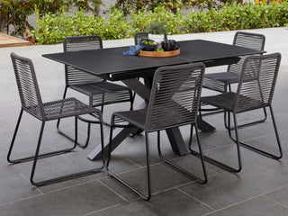 Bluebell Extension Dining Table Blizzard Ceramic
