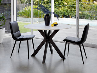 Ironwood Round Dining Table Snow White