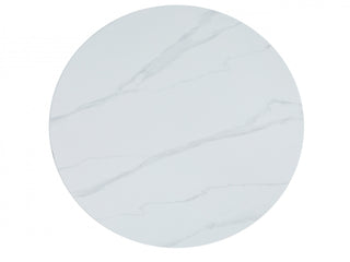 Ironwood Round Dining Table Snow White