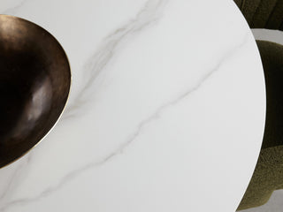 Tranquil Dining Table Snow White Ceramic