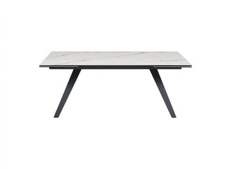 Pacifico Extension Dining Table Classic White