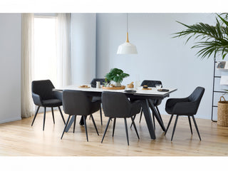 Pacifico Extension Dining Table Classic White