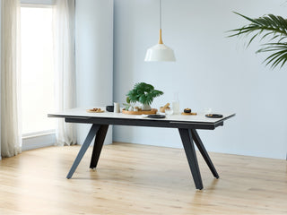 Pacifico Extension Dining Table Classic White