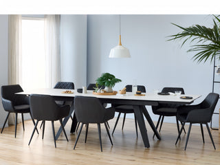 Pacifico Extension Dining Table Classic White