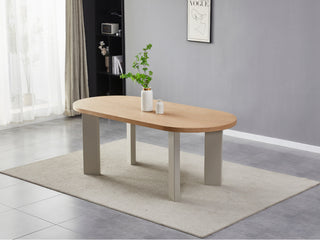 Pinehurst Rectangular Dining Table Oak / Grey