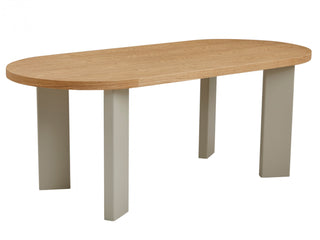 Pinehurst Rectangular Dining Table Oak / Grey