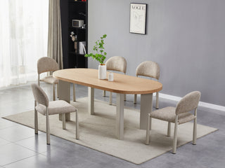 Pinehurst Rectangular Dining Table Oak / Grey