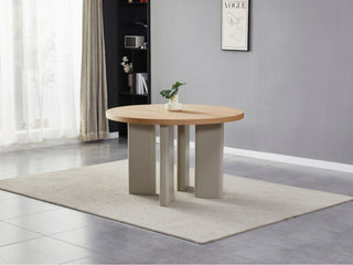 Pinehurst Round Dining Table Oak / Grey