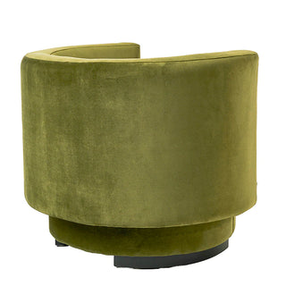 Arena Boucle Occasional Chair - Green Velvet