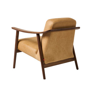 Baltic Leather Armchair - Canyon Whiskey/ Walnut - PREORDER