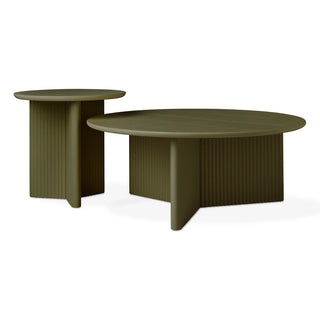 Odeon Wooden Round Round Side Table