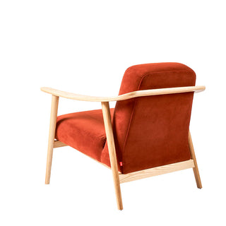 Baltic Fabric Armchair - Velvet Russet / Ash - PREORDER