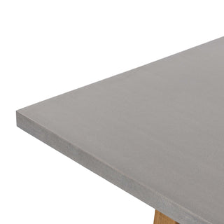 Savannah 2.4m Rectangular Dining Table - Pebble Grey & Light Honey