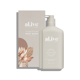 750ml body wash - sea cotton & coconut