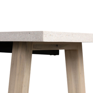 eTerrazzo 2.4m Rectangular Dining Table - Ivory