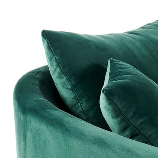 Freya Sofa Chair - Emerald Green Velvet