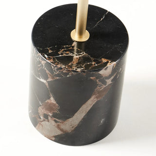 Lilli Side Table - Black & Red Marble