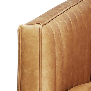 Wallace Leather Sofa - Canyo Whiskey