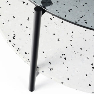 Maddox Coffee Table - Black White Terrazzo - Preorder