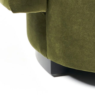 Arena Boucle Occasional Chair - Green Velvet