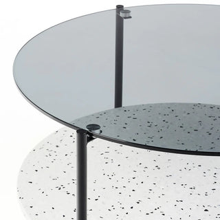 Maddox Coffee Table - Black White Terrazzo - Preorder