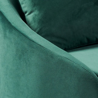 Freya Sofa Chair - Emerald Green Velvet