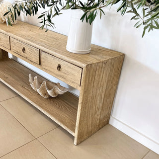 Silo Reclaimed Timber Console Table, 170cm