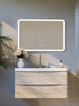 Lennox LED Mirror - 900x25x600mm