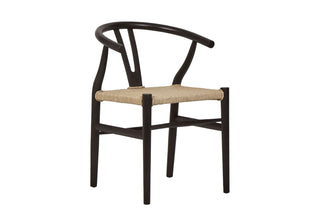 Arc Wishbone Chair Black/Natural