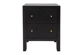 Ariana Bedside Table - Small Black