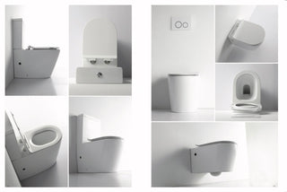 Zurch Rimless Nano Glaze Toilet Suite