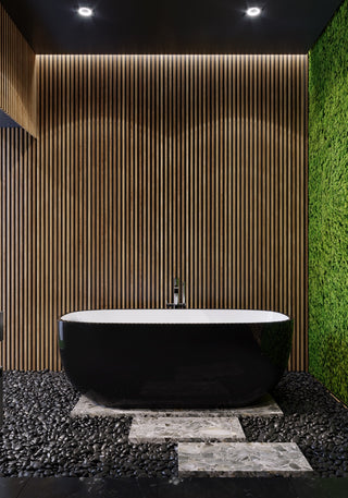 Altus Bathtub - Black 165cm