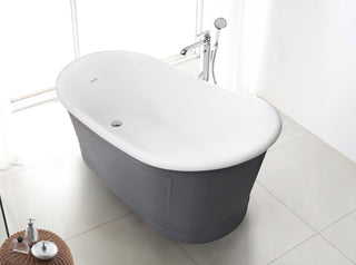 Carlton bathtub - Grey -167cm