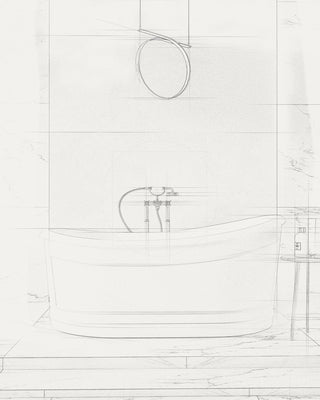 Carlton bathtub - White -167cm