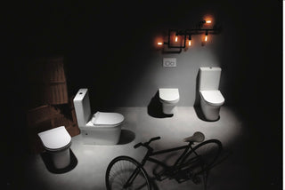 Tolv Rimless Nano Glaze Toilet Suite