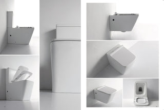 Aiden Rimless Nano-Glaze Toilet Suite