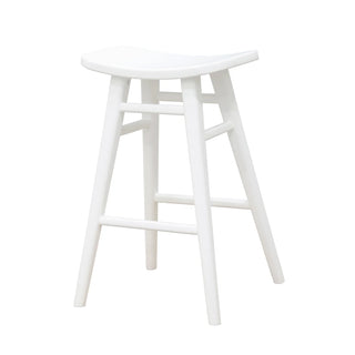 Aria Oval Solid Mahogany Timber Counter Stool