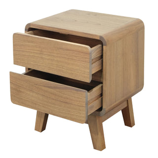 Providence 2 Drawer Bedside Table