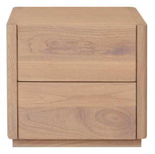 Gatsby 2 Drawer Bedside Table - Natural