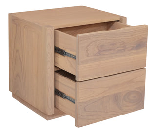 Gatsby 2 Drawer Bedside Table - Natural