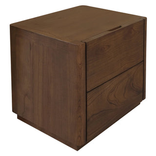 Gatsby 2 Drawer Bedside Table - Walnut