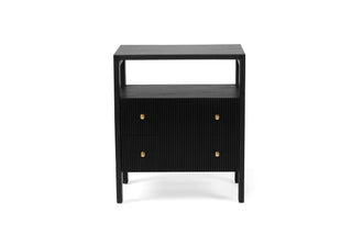 Geneva Bedside Table - Black