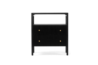 Geneva Bedside Table - Black