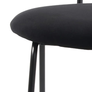 Betty Rattan Velvet Bar Stool