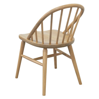 Vera Oak Solid Oak Dining Chair - Set of 2 - Natural